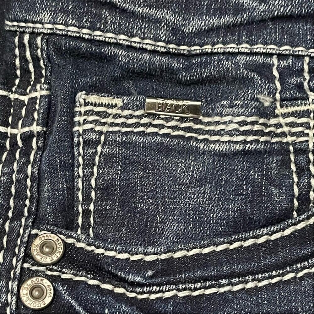 Buckle Black Jeans Mens 30W x 33L Blue Dark Wash Bootcut Stretch #Denim #Jeans - Picture 4 of 12